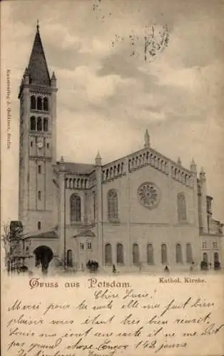 Ak Potsdam, Katholische Kirche