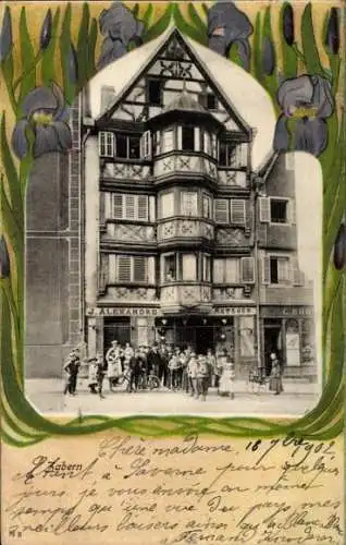 Passepartout Ak Saverne Zabern Elsass Bas Rhin, Gebäude, Geschäft