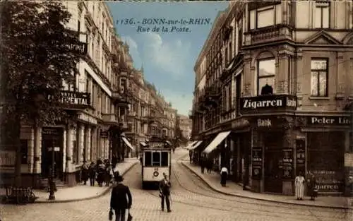 Ak Bonn am Rhein, Rue de la Post, Zigarrenladen