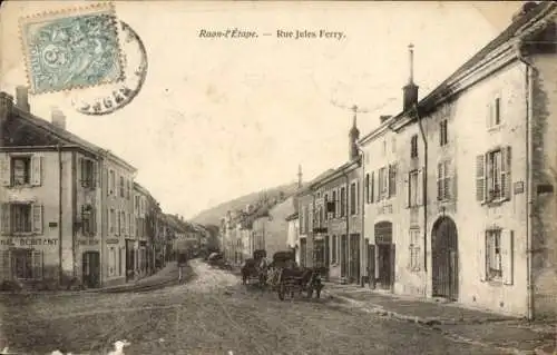 CPA Raon l'Étape Lorraine Vosges, Rue Jules Ferry