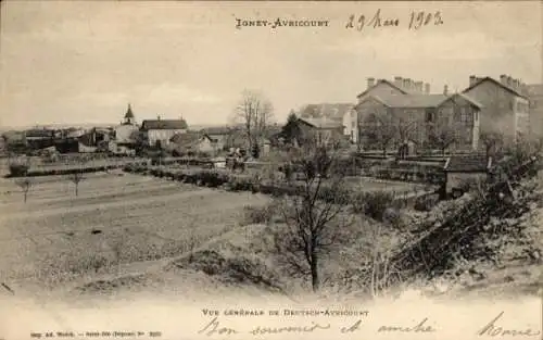 Ak Igney Avricourt Meurthe-et-Moselle, Gesamtansicht