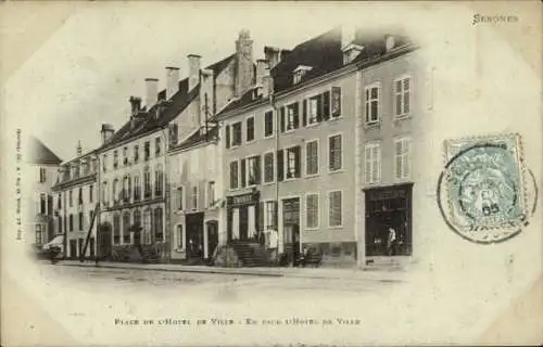 CPA Senones Sens Lorraine Vosges, Place de l'Hotel de Ville