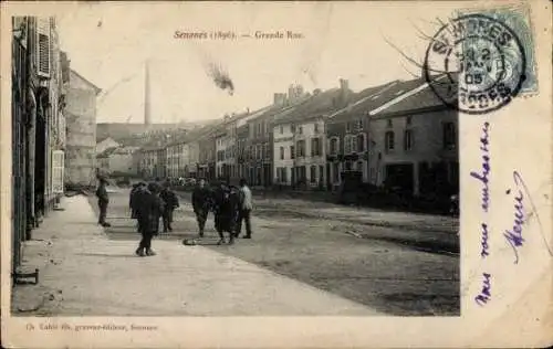 CPA Senones Sens Lorraine Vosges, Grande Rue