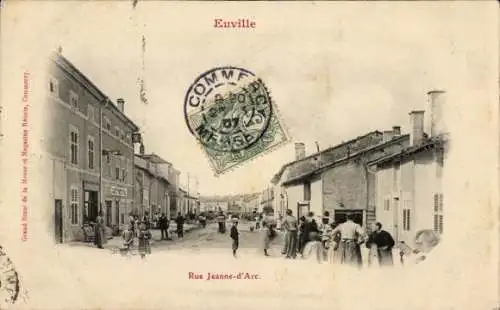 CPA Euville Meuse, Rue Jeanne d'Arc
