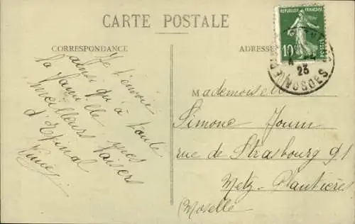Ak Épinal Lothringen Vosges, Rue Thiers