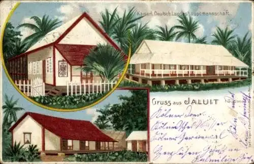 Ak Jaluit Marshallinseln, Kaiserliche Deutsche Landeshauptmannschaft