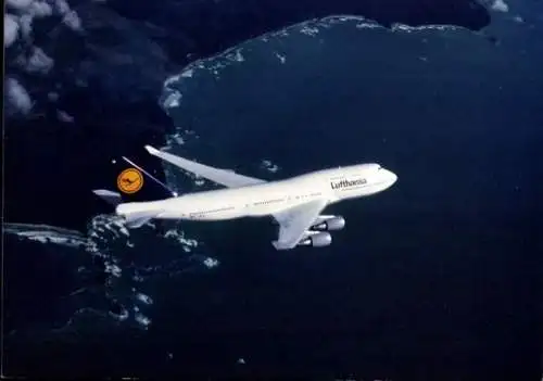 Ak Passagierflugzeug Lufthansa Boeing 747-400