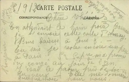 CPA Auray Morbihan, Petites Filles