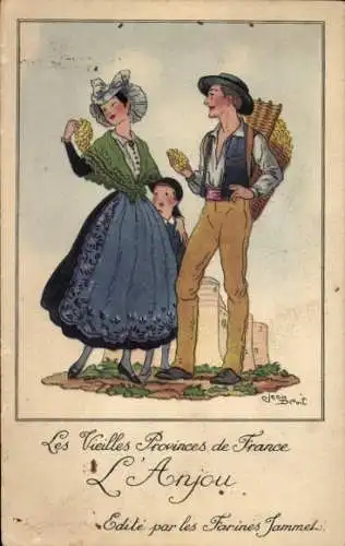 Künstler Ak Les Vieilles Provinces de France, L'Anjou