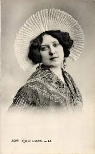 Ak Type de Matelote, Portrait