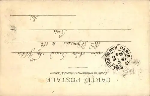 Ak Opernsängerin Cécile Eyreams, Porträt