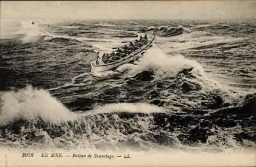 CPA En Mer, Bateau de Sauvetage