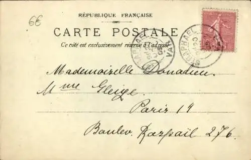 CPA Paquebot Poste La Marsa, Compagnie de Navigation Mixte