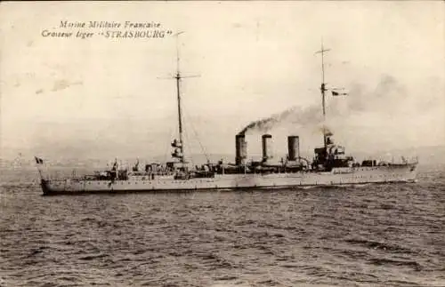 CPA Marine Militaire Francaise, Croiseur Strasbourg