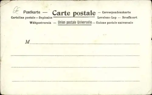 Litho HMS Caesar, Royal Navy