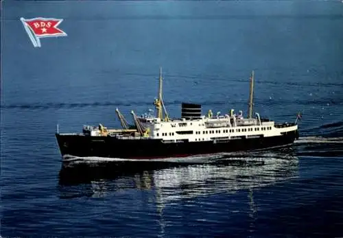 Ak Bergen Norwegen, BDS, Det Bergenske Dampskibsselskab, Norway, Hurtigruten "M/S NORDSTJERNEN...