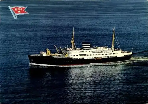 Ak Bergen Norwegen, BDS, Det Bergenske Dampskibsselskab, Hurtigruten "M/S POLARLYS".