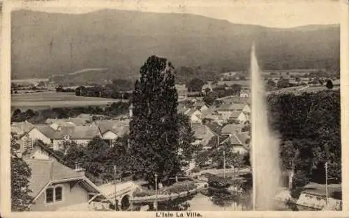 CPA L'Isle Canton de Vaud, La Ville