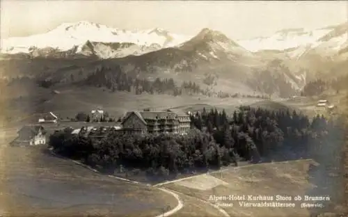 Ak Brunnen Kt Schwyz, Hotel Kurhaus Stoos