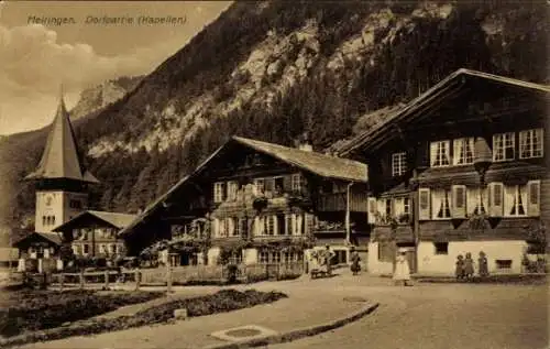 Ak Meiringen Kanton Bern, Teilansicht, Kapellen