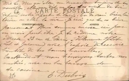 CPA St Bazeille Lot et Garonne, vue générale