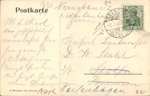 Ak Dresden Altstadt, Ständehaus