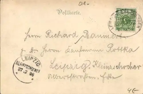 Ak Dresden Altstadt, Augustusbrücke, Fluss mit Promenade,  Architektur