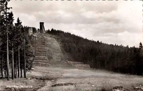 Ak Braunlage im Oberharz, Wurmbergschanze