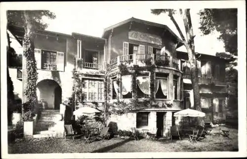 Ak Antibes Alpes Maritimes, Cap, Hotel-Pension de la Garoupe