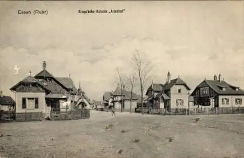 Ak Essen im Ruhrgebiet, Krupp'sche Kolonie Altenhof