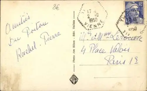 Ak Coulonges Vienne, Eglise