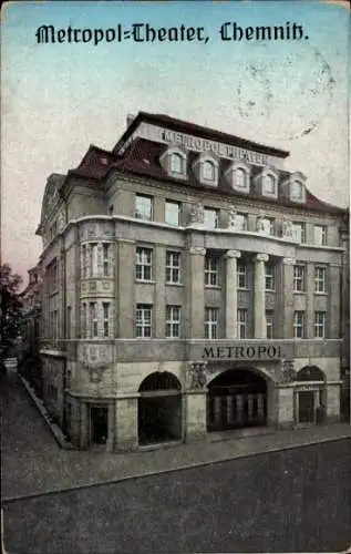 Ak Chemnitz in Sachsen, Metropol-Theater,  s Gebäude, 