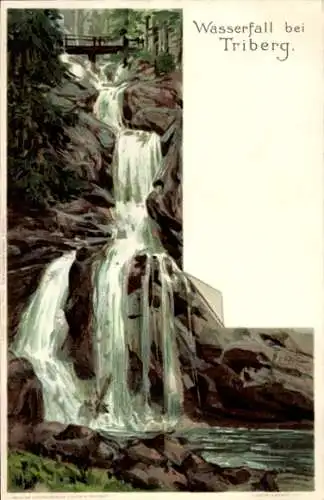 Künstler Litho Biese, C., Triberg im Schwarzwald, Wasserfall