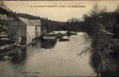 Ak Avallon Yonne, Vallee du Cousin, Moulin cadoux