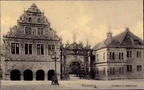 Ak Bückeburg im Kreis Schaumburg,  Schloss, Tor, Hofkammer