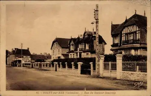 Ak Isigny sur Mer Calvados, Rue du Docteur-Boutrois