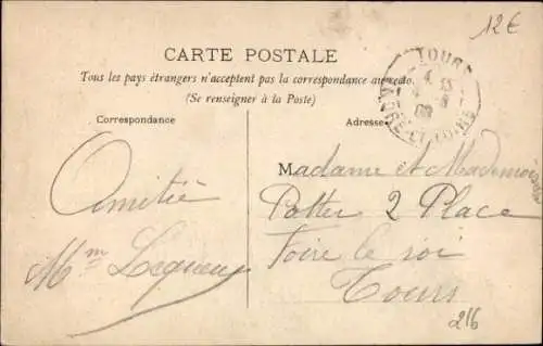 Ak Saint Avertin Indre et Loire, Entree de Mont-Joyeux