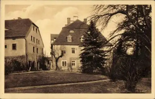 Ak Seitschen Göda in der Oberlausitz, Herrenhaus Pietzschwitz