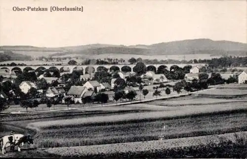 Ak Ober Putzkau in der Oberlausitz, Panorama