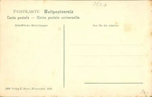 Ak Blumenthal Hansestadt Bremen, Teilansicht, Kirche