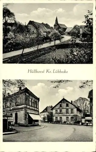Ak Hüllhorst b. Löhne Westfalen, Straße, Kirche