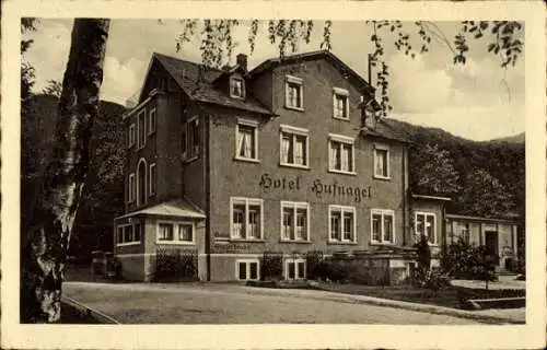 Ak Seeheim Jugenheim an der Bergstraße, Hotel Hufnagel, Gebäude, Landschaft, 