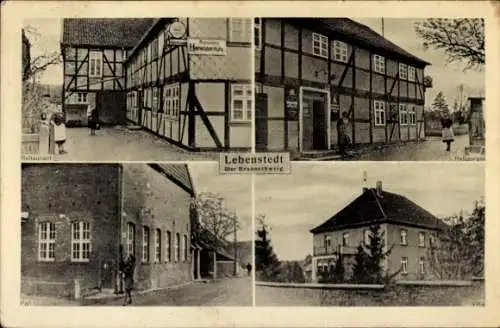 Ak Lebenstedt Salzgitter in Niedersachsen, Restaurant,  Palt,  Vila,   Fachwerkhäuser