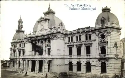 Ak Cartagena Murcia Spanien, Palacio Municipal