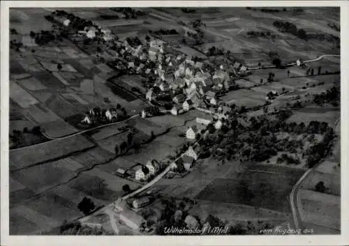 Ak Wilhelmsdorf in Mittelfranken, Luftaufnahme