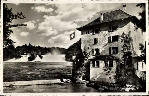 Ak Neuhausen am Rheinfall Schaffhausen, Hotel Restaurant Schlösschen Wörth 