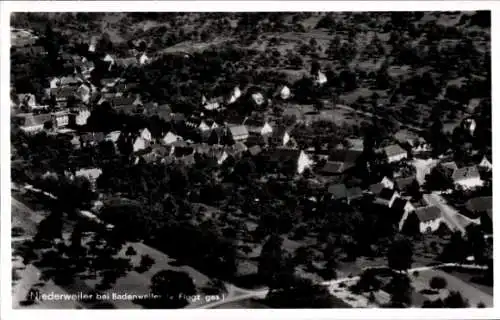 Ak Niederweiler bei Badenweiler Müllheim, Fliegeraufnahme