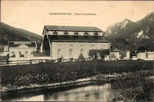Ak Oberammergau, Passionsspielhaus