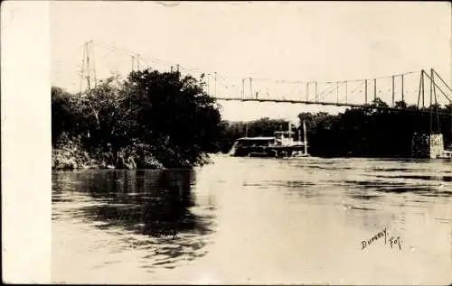 Foto Ak Girardot Kolumbien, Eisenbahnbrücke