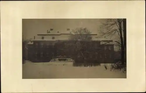 Foto Ak Schloss Wahn, Winter